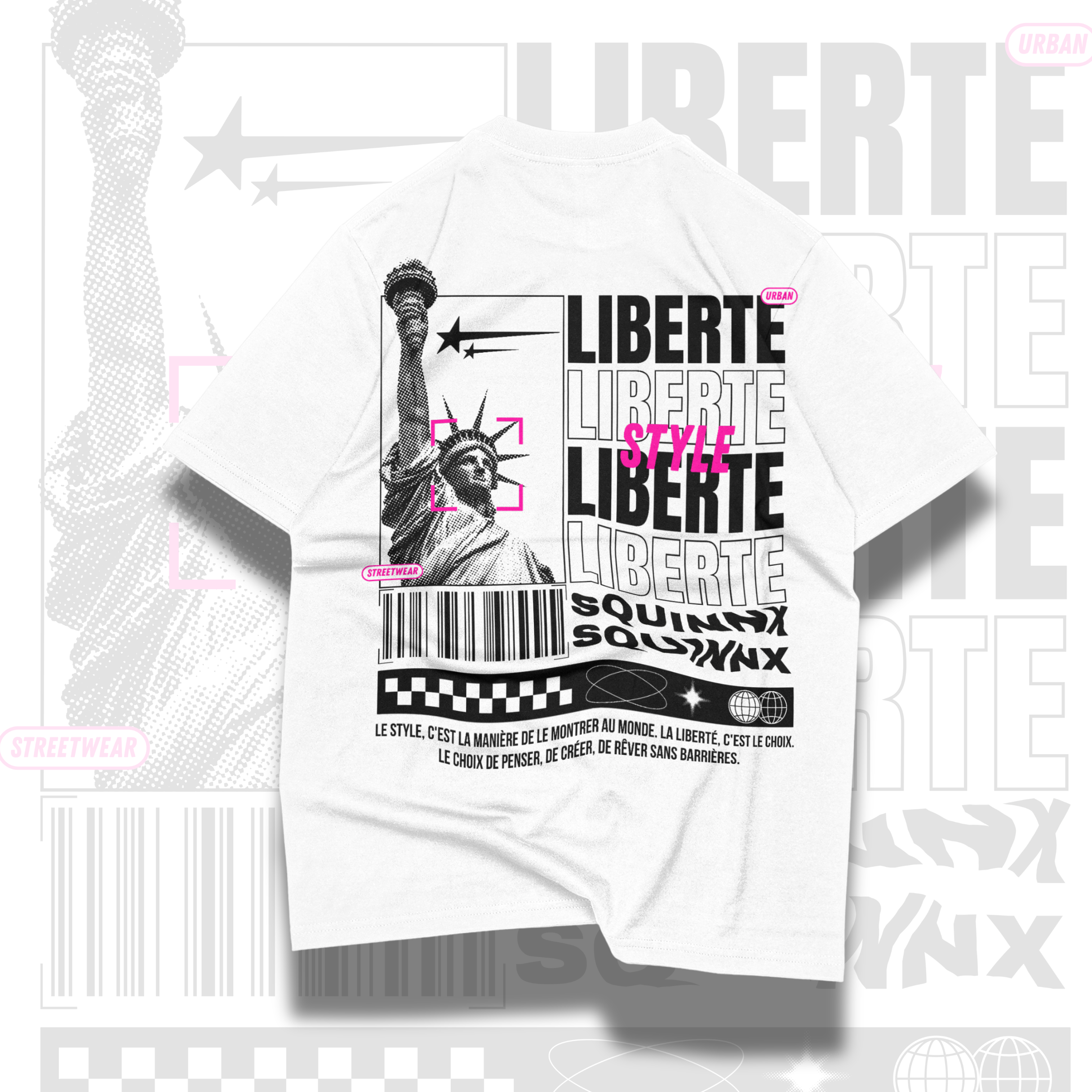 T-shirt Squinnx liberté et style