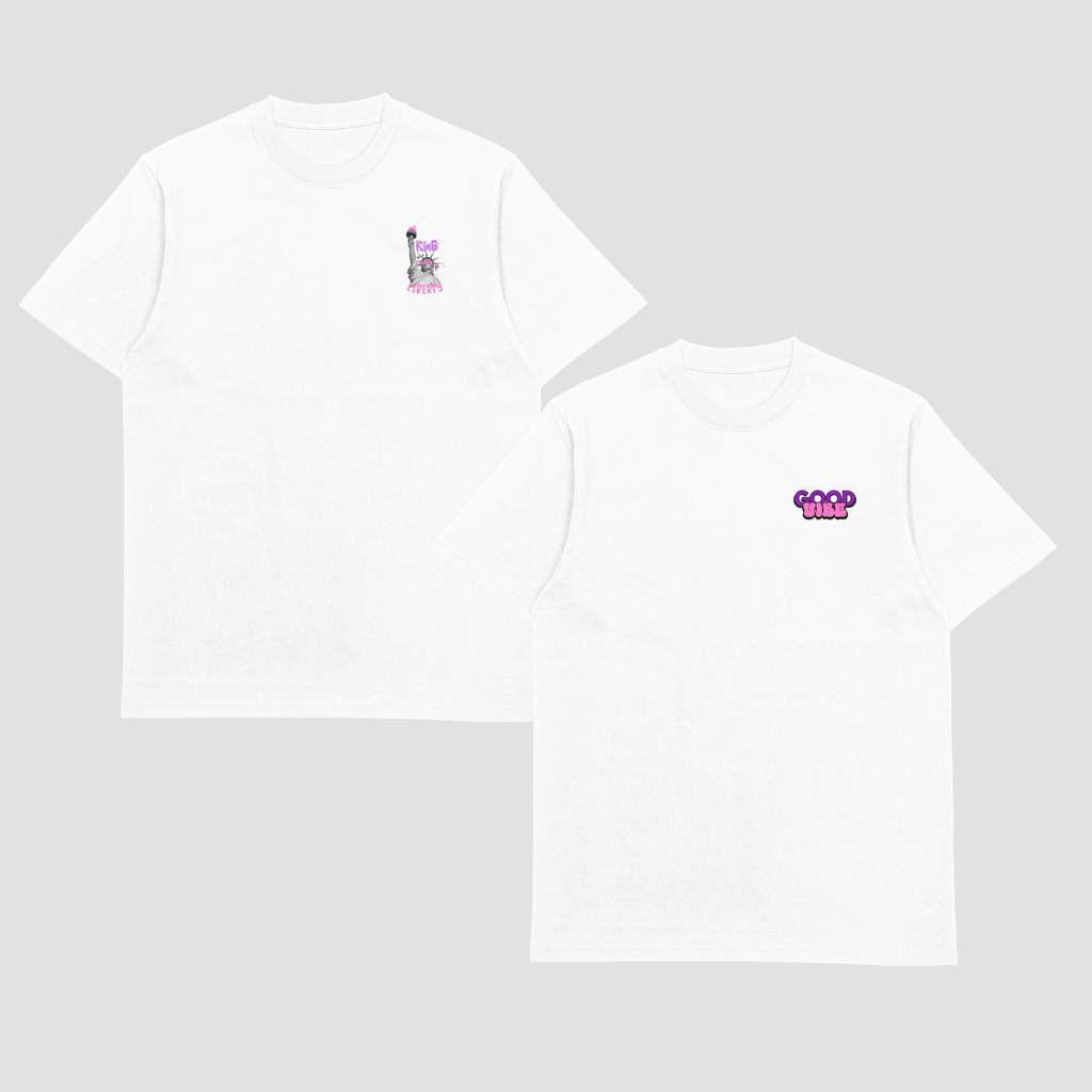 2 PACK T-shirt  liberty et good vibe